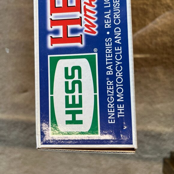 2001 Hess Helicopter Toy Set with Motorcycle & Cruiser – Lights & Sounds, NIB - Picture 6 of 16